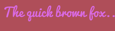 Image with Font Color D96AE2 and Background Color AF4E59